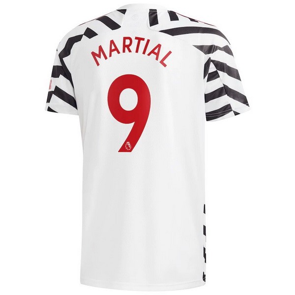 Maglia Manchester United NO.9 Martial Third 20/21 Bianco